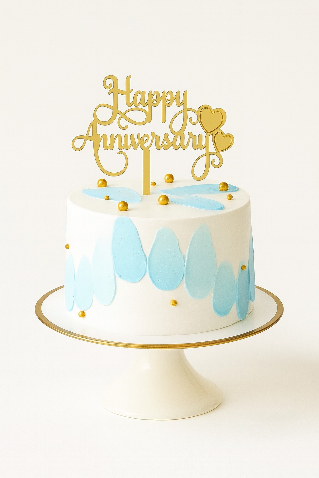 Elegant Anniversary Cake