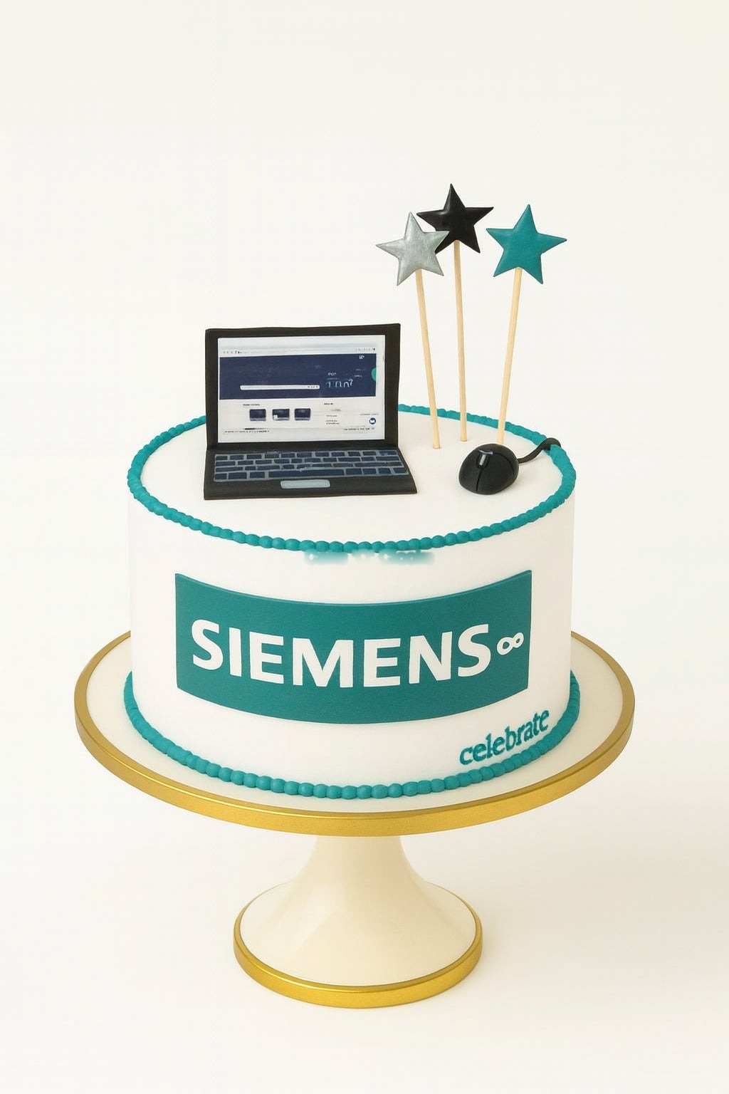 Siemens Laptop Corporate Cake