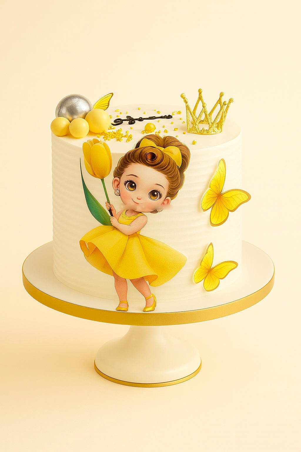 Yellow Princess Cake