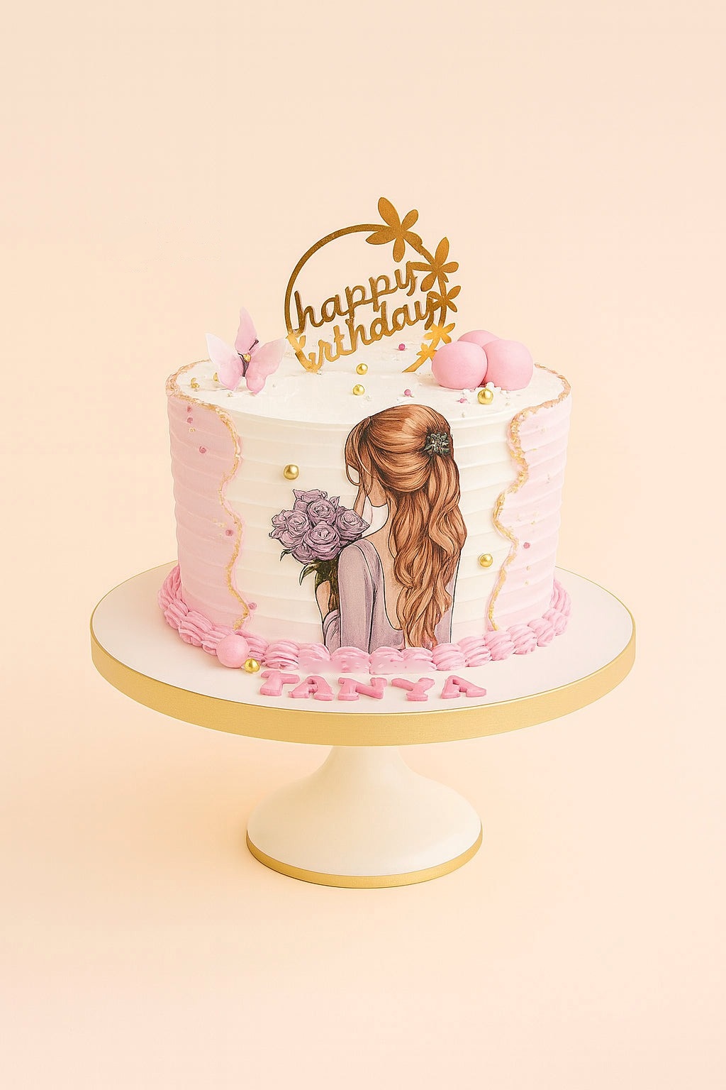 Elegant Girl Cake