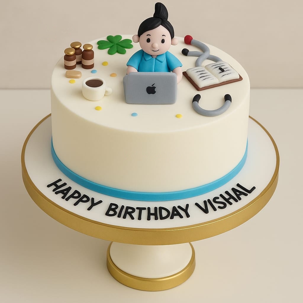 Doctor Theme Birthday Cake
