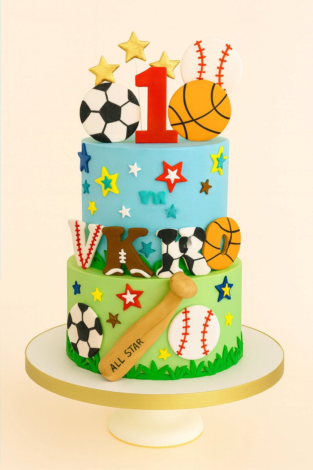 All Star Sports Cake