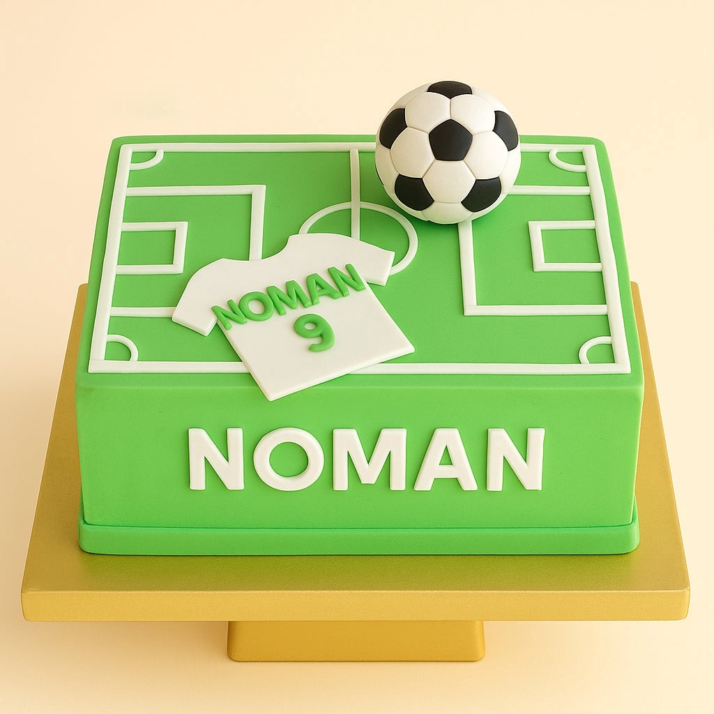 Football Field Cake