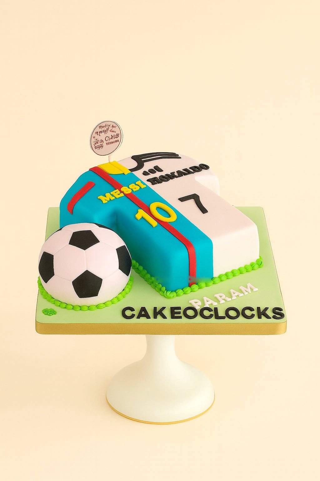Messi vs Ronaldo Cake