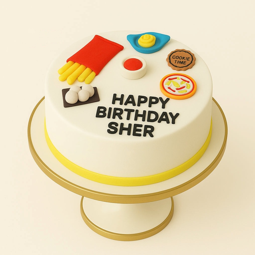 Snacks Lover Birthday Cake