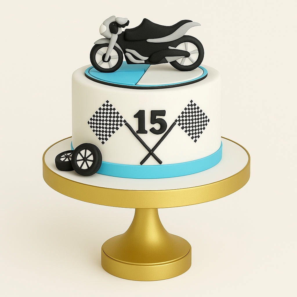 Racing Bike Birthday Cake