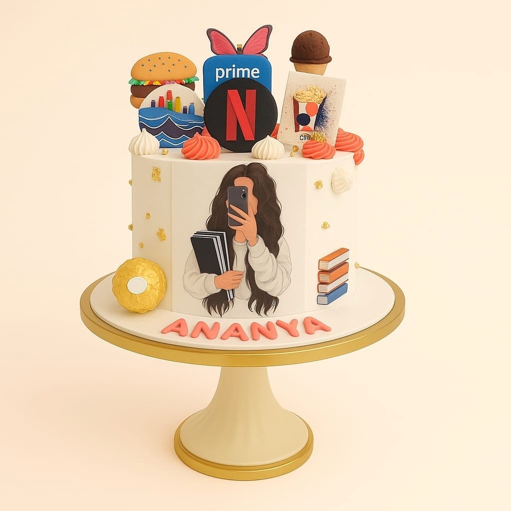 Netflix & Chill Themed Cake
