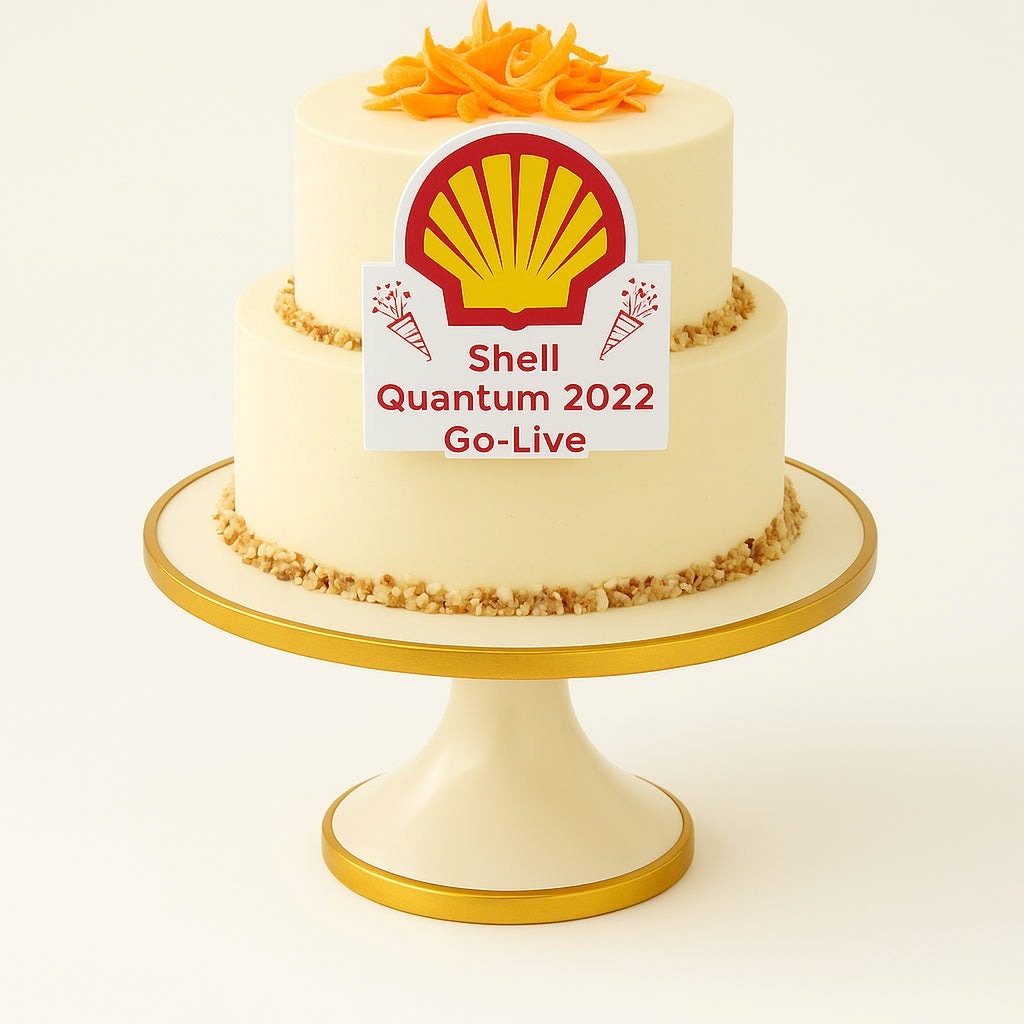 Shell Retirement Celebration Cake
