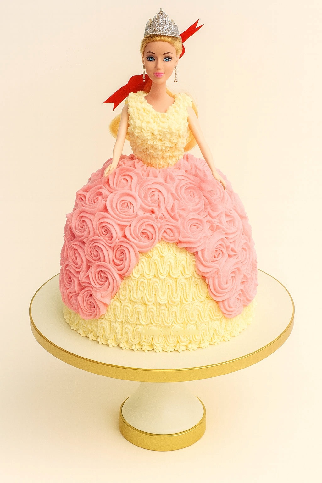 Royal Crown Doll Cake
