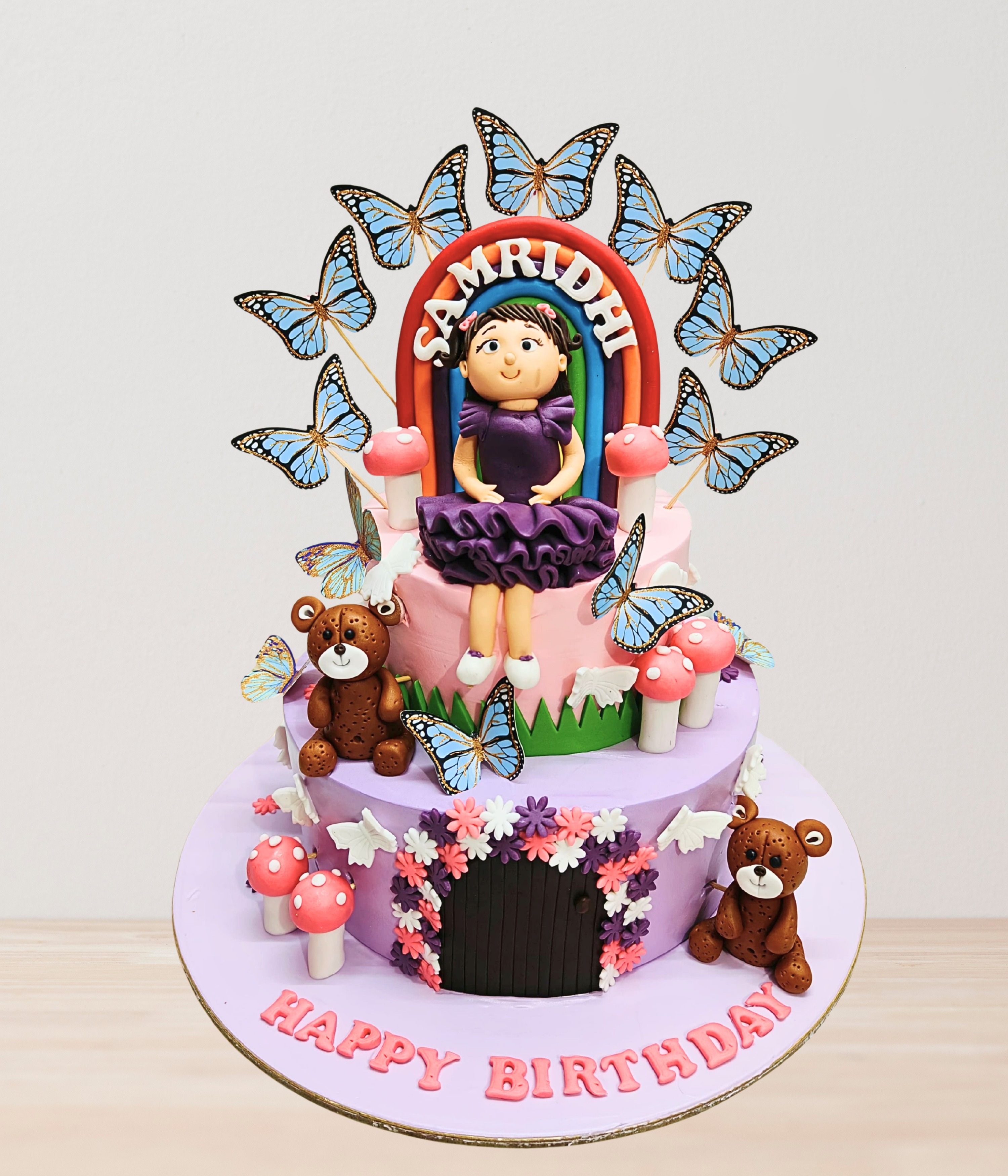 Enchanted Doll Butterfly Cake