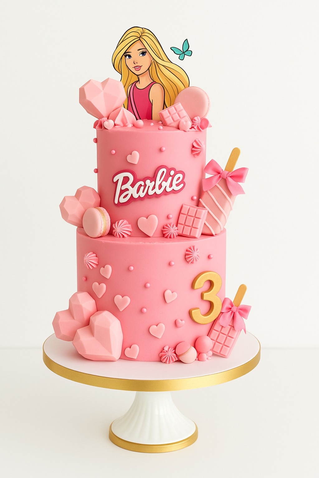 Barbie Glam Birthday Cake