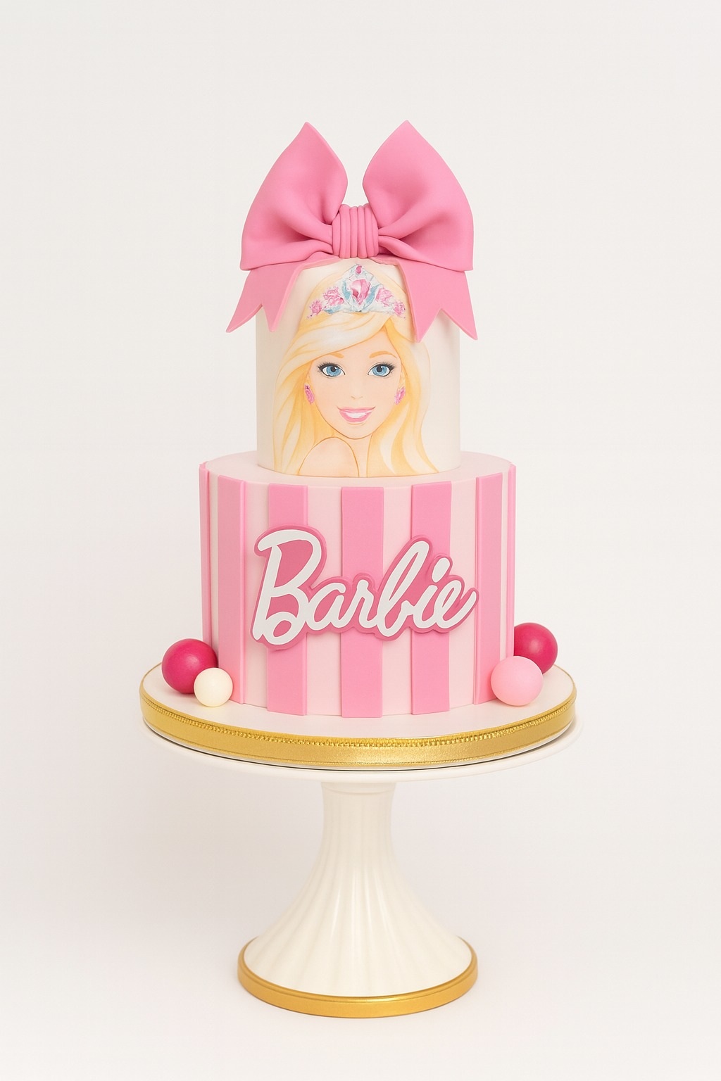 Barbie Bow Princess Cake