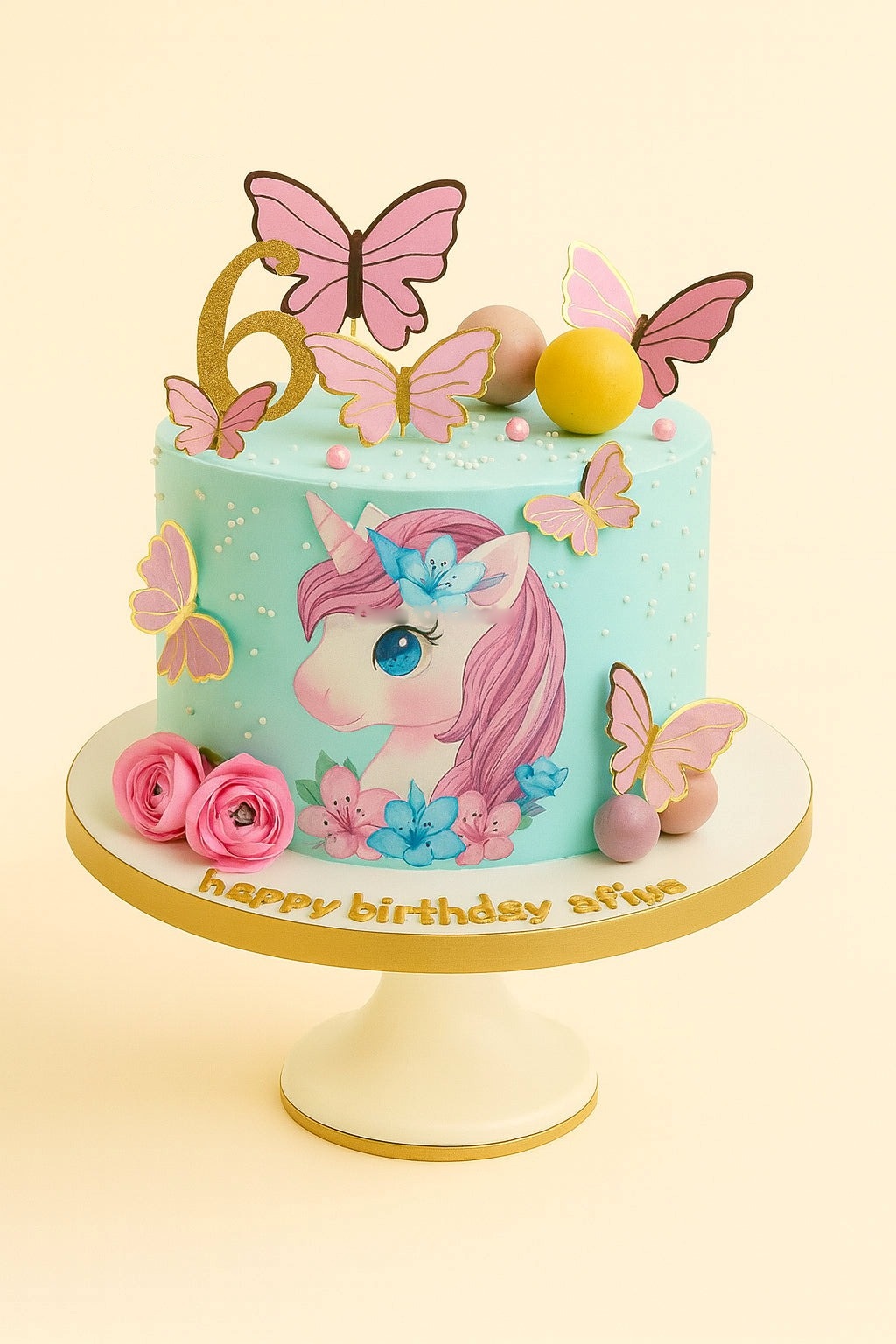 Unicorn Girl Cake