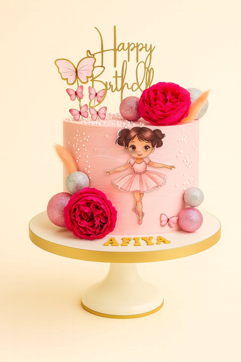 Ballerina Girl Cake