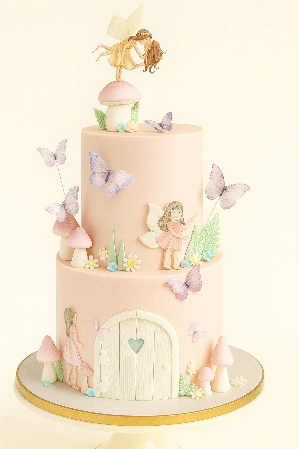 Pastel Fairy Door Cake