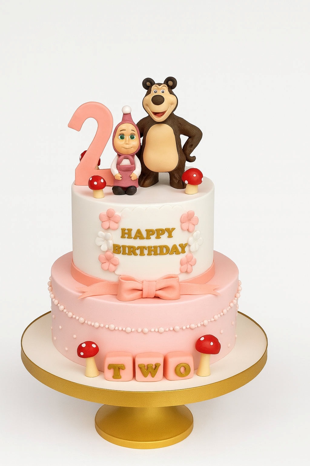 Pretty in Pink Masha Cake