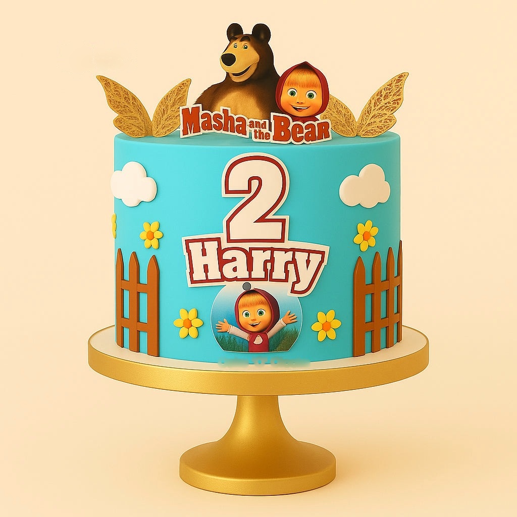 Classic Masha & Bear Cake