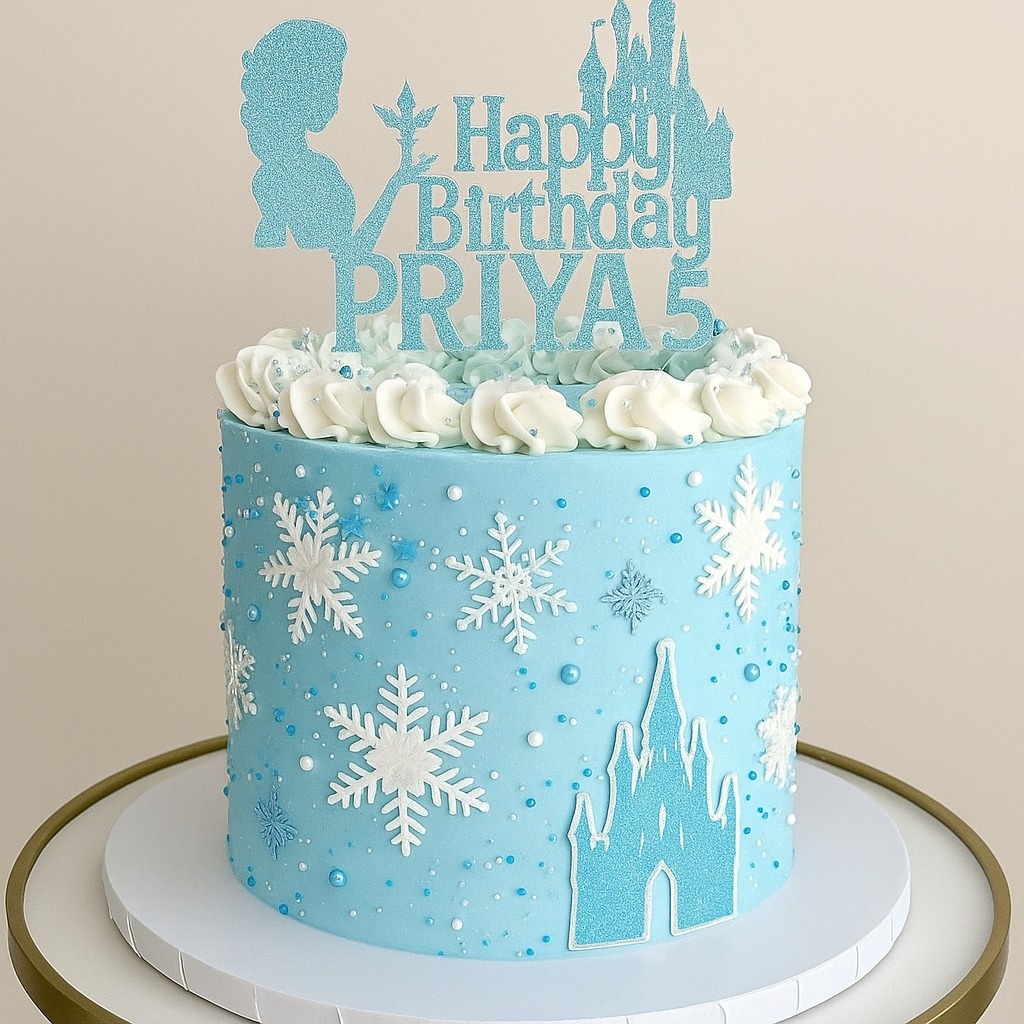 Frozen Castle Theme Cake
