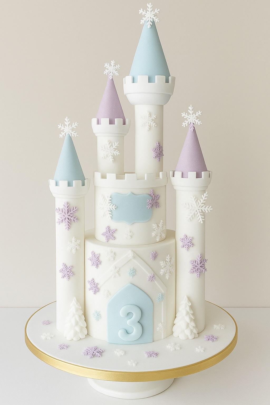 Frozen Ice Castle Cake