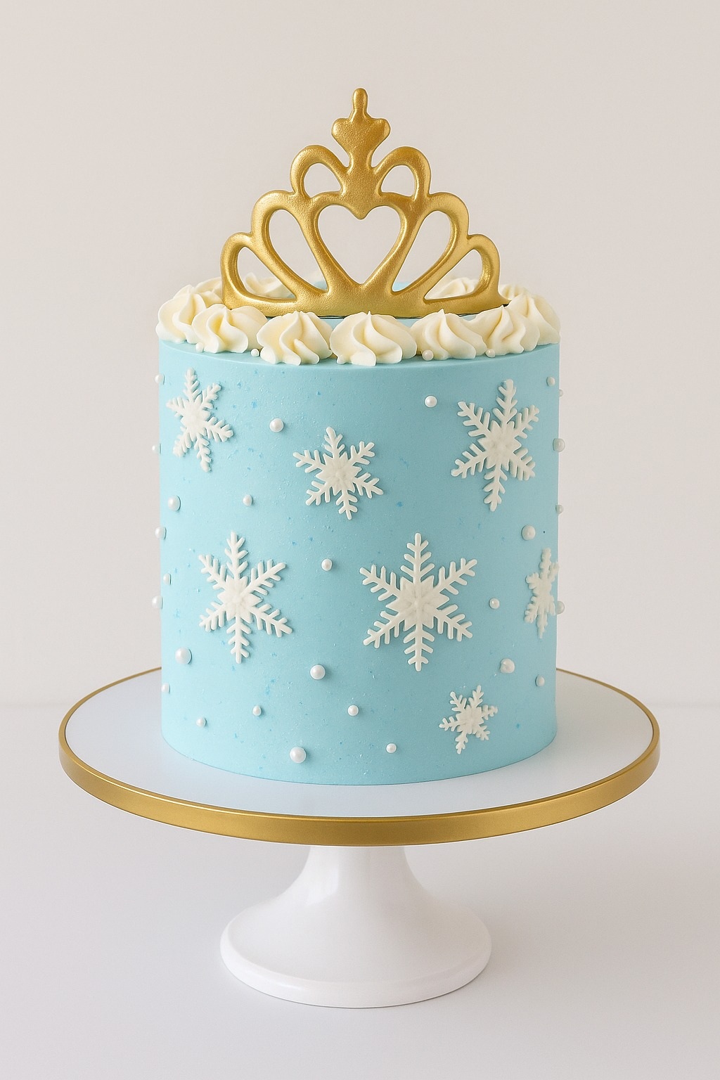 Frozen Princess Tiara Cake