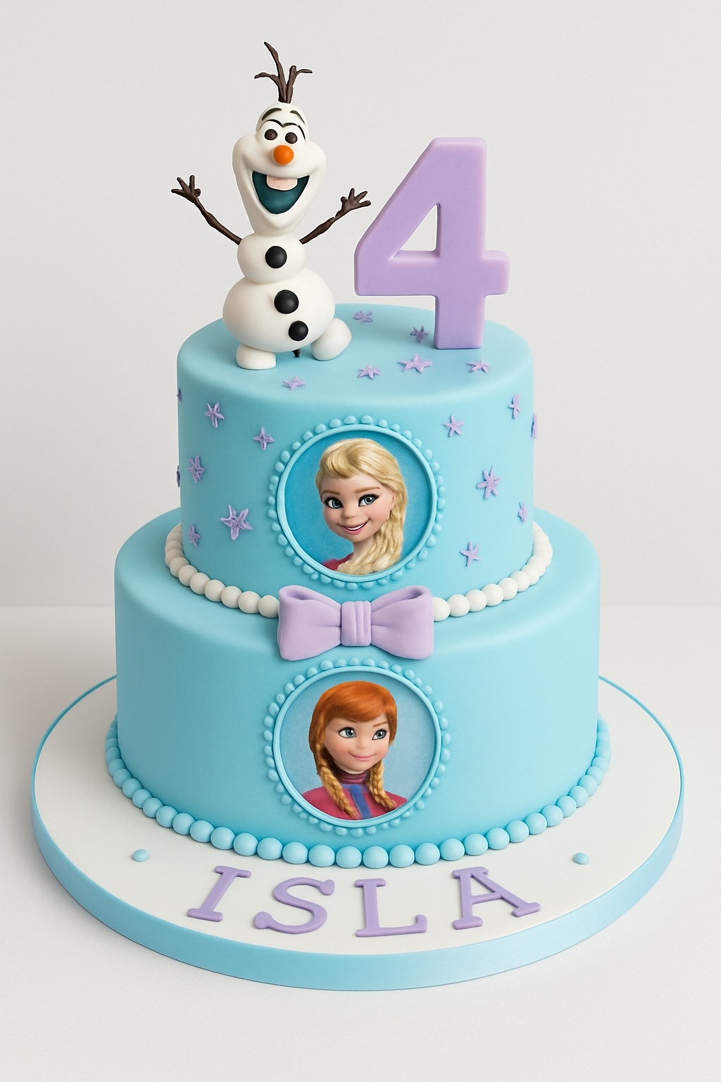 Frozen Olaf Birthday Cake