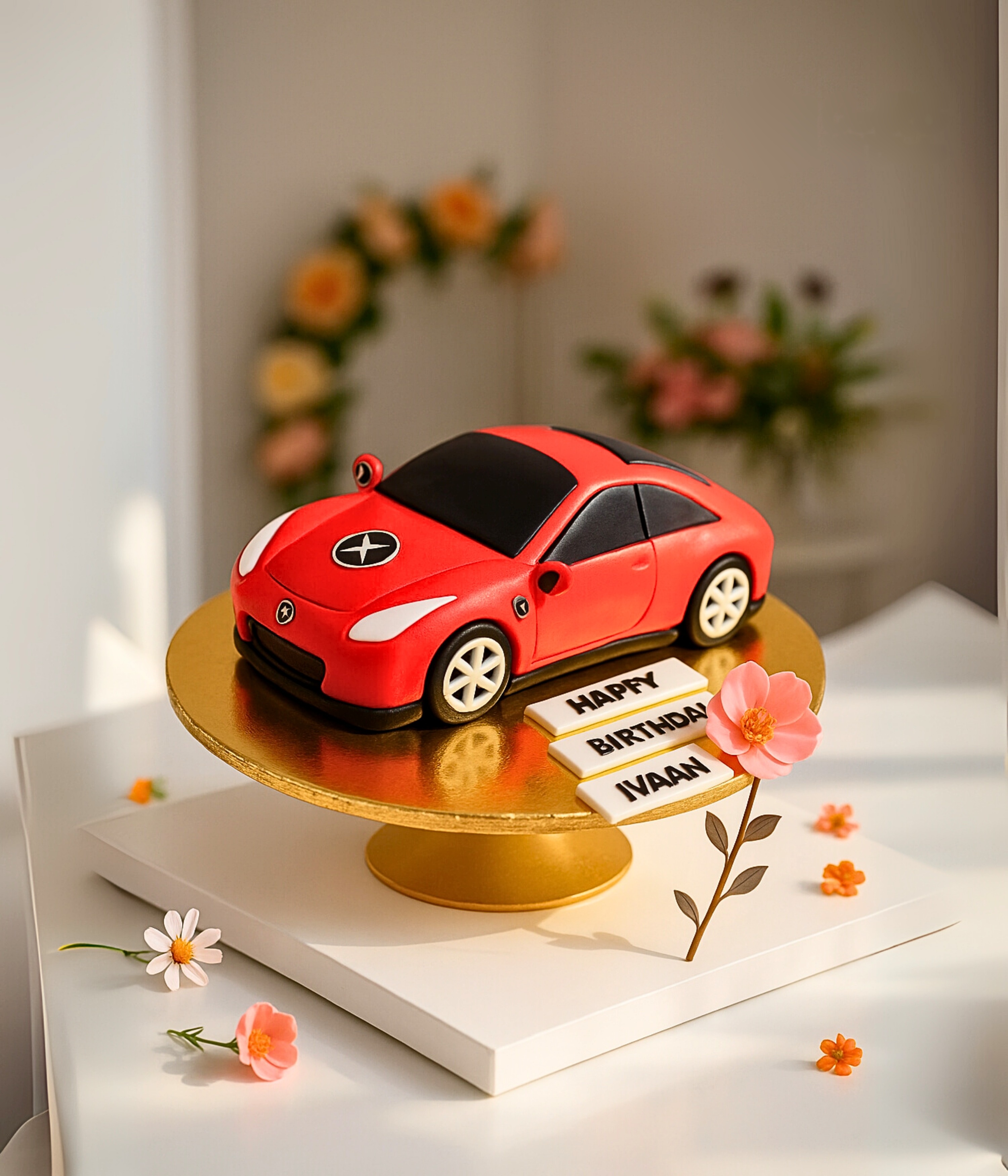 Supercar Kids Cake