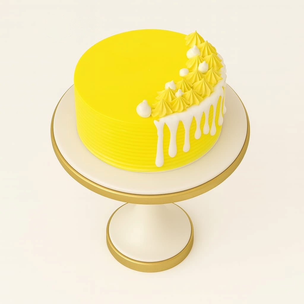 Pine Golden Drip Cake