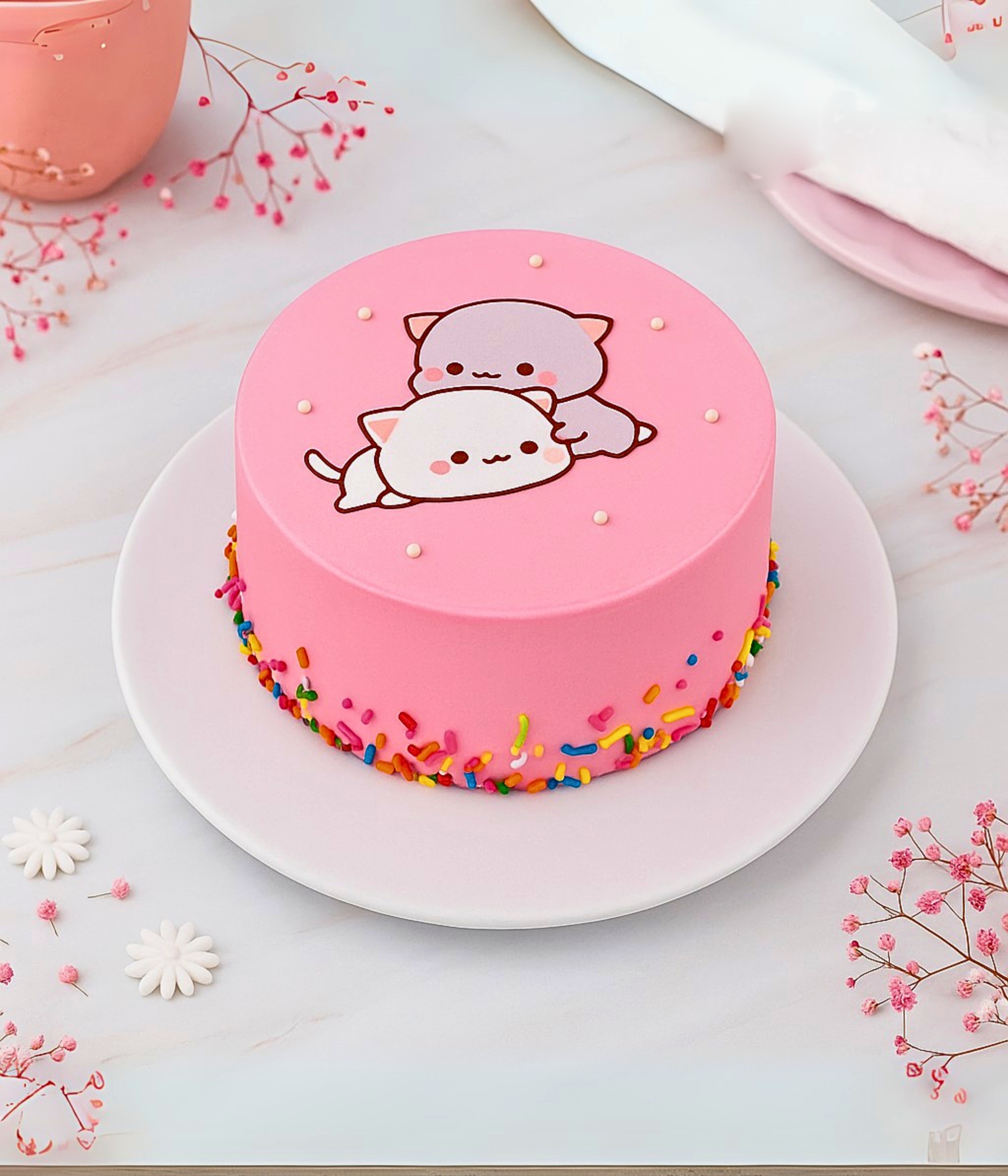 Cute Teddy Bento Mini Cake