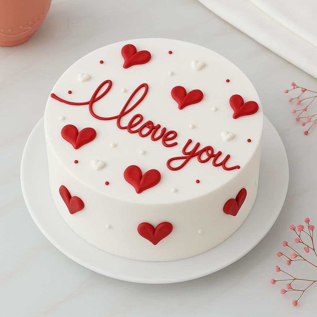 I Love You Bento Mini Cake