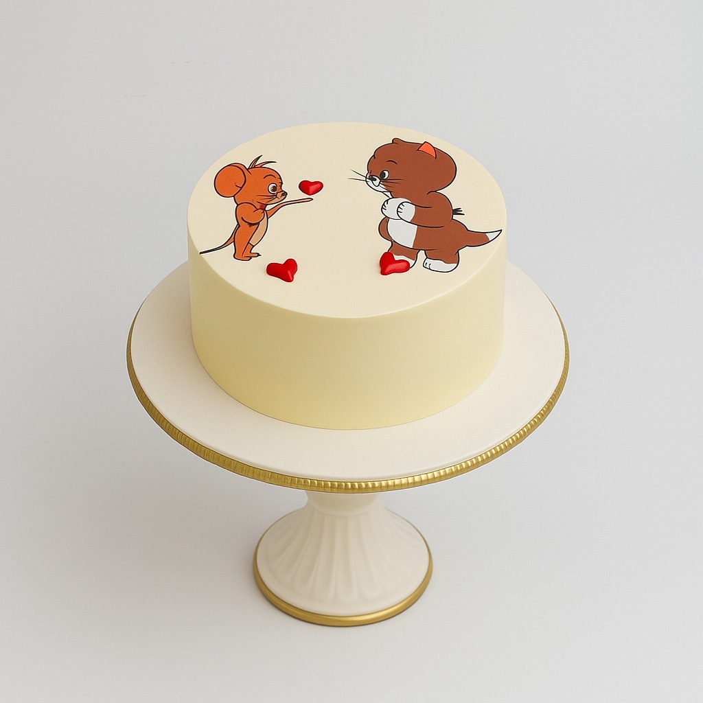 Tom & Jerry Love Bento Mini Cake