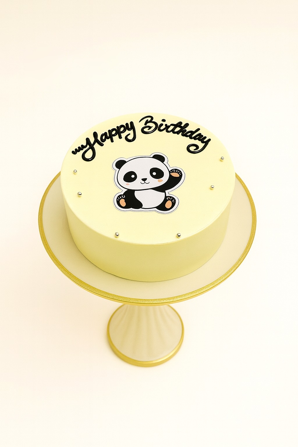 Panda Birthday Bento Mini Cake