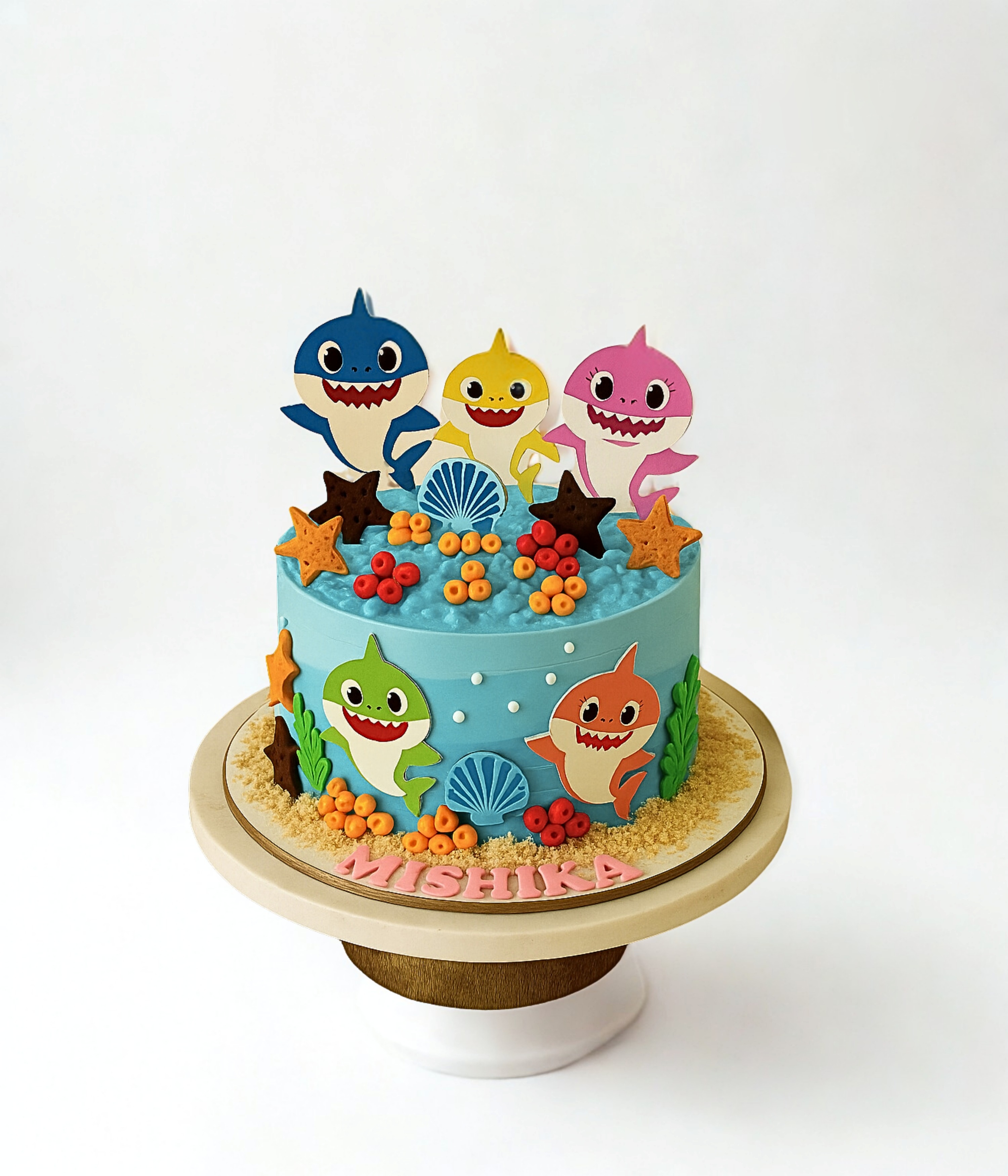 Baby Shark Birthday Cake