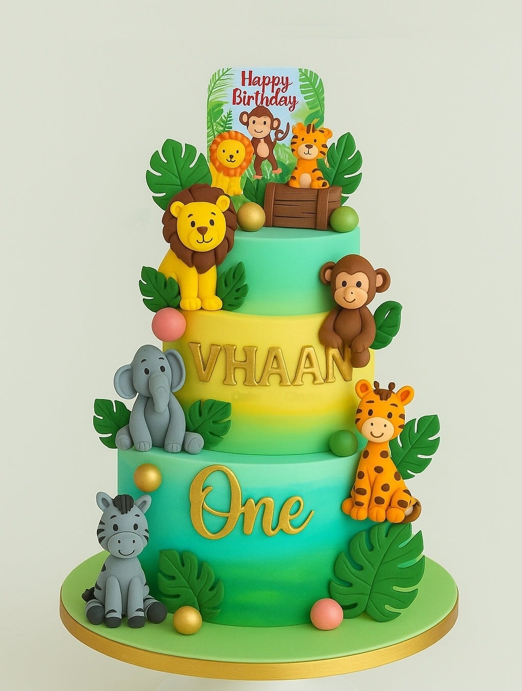 Jungle Theme Cakes